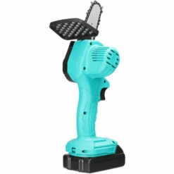LIFCAUSAL Scies D'élagage électriques à Batterie Au Lithium Rechargeable 21V 4 Pouces Petit Moteur De Brosse De Tronçonneuse à Fendre Le Bois Outil électrique à Une Main Pour Le Travail Du Bois (Vert Avec 1 Batterie) -TronçOnneuse Et Accessoire Sales 63745970 4