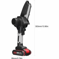 LIFCAUSAL Scies D'élagage électriques Portables 21 V 4 Pouces Petit Moteur De Brosse De Tronçonneuse à Fendre Le Bois Outil De Travail Du Bois à Une Main Pour Jardin Verger (gris 1 Batterie) 8 LIFCAUSAL Scies D'élagage électriques Portables 21 V 4 Pouces Petit Moteur De Brosse De Tronçonneuse à Fendre Le Bois Outil De Travail Du Bois à Une Main Pour Jardin Verger (gris 1 Batterie) -TronçOnneuse Et Accessoire Sales 63745998 2
