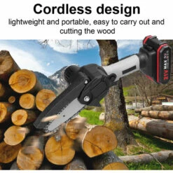 LIFCAUSAL Scies D'élagage électriques Portables 21 V 4 Pouces Petit Moteur De Brosse De Tronçonneuse à Fendre Le Bois Outil De Travail Du Bois à Une Main Pour Jardin Verger (gris 1 Batterie) 9 LIFCAUSAL Scies D'élagage électriques Portables 21 V 4 Pouces Petit Moteur De Brosse De Tronçonneuse à Fendre Le Bois Outil De Travail Du Bois à Une Main Pour Jardin Verger (gris 1 Batterie) -TronçOnneuse Et Accessoire Sales 63745998 3
