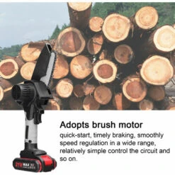 LIFCAUSAL Scies D'élagage électriques Portables 21 V 4 Pouces Petit Moteur De Brosse De Tronçonneuse à Fendre Le Bois Outil De Travail Du Bois à Une Main Pour Jardin Verger (gris 1 Batterie) 11 LIFCAUSAL Scies D'élagage électriques Portables 21 V 4 Pouces Petit Moteur De Brosse De Tronçonneuse à Fendre Le Bois Outil De Travail Du Bois à Une Main Pour Jardin Verger (gris 1 Batterie) -TronçOnneuse Et Accessoire Sales 63745998 5