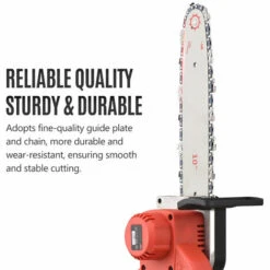 LIFCAUSAL Mini Tronçonneuse Sans Fil 21 V Sans Fil 10 Pouces Scie à Chaîne électrique Portable 4.0Ah Batterie Rechargeable Chargeur Rapide Alimenté Arbre Branche Sécateur Sécateur Outil De Jardin Pour Tailler Les Arbres (10 Pouces 1 Batterie) -TronçOnneuse Et Accessoire Sales 63746135 5