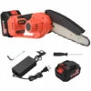 LIFCAUSAL Mini Tronçonneuse Sans Fil 21 V Sans Fil 20,3 Cm Scie à Chaîne électrique Portable 4,0 Ah Batterie Rechargeable Chargeur Rapide Alimenté Branche D'arbre Sécateur Sécateur Outil De Jardin Pour Tailler Les Arbres (2 Piles De 20,3 Cm) -TronçOnneuse Et Accessoire Sales 63746204 1