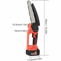 LIFCAUSAL Mini Tronçonneuse Sans Fil 21 V Sans Fil 20,3 Cm Scie à Chaîne électrique Portable 4,0 Ah Batterie Rechargeable Chargeur Rapide Alimenté Branche D'arbre Sécateur Sécateur Outil De Jardin Pour Tailler Les Arbres (2 Piles De 20,3 Cm) 10 LIFCAUSAL Mini Tronçonneuse Sans Fil 21 V Sans Fil 20,3 Cm Scie à Chaîne électrique Portable 4,0 Ah Batterie Rechargeable Chargeur Rapide Alimenté Branche D'arbre Sécateur Sécateur Outil De Jardin Pour Tailler Les Arbres (2 Piles De 20,3 Cm) -TronçOnneuse Et Accessoire Sales 63746204 4