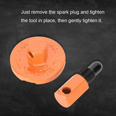 BARES 1 Ensemble De 2 Pcs Outil D'embrayage Enlèvement De Volant En Métal Outils De Démontage Arrêt De Piston Tronçonneuse Outils Pour Embrayage Weeder Leaf Blower Entretien 6 BARES 1 Ensemble De 2 Pcs Outil D'embrayage Enlèvement De Volant En Métal Outils De Démontage Arrêt De Piston Tronçonneuse Outils Pour Embrayage Weeder Leaf Blower Entretien – Image 4