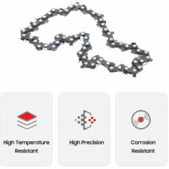 LIFCAUSAL Chaînes De Tronçonneuse Guideplate Accessoires De Remplacement De Chaînes Universelles Pour Tronçonneuse électrique (10 Pouces) -TronçOnneuse Et Accessoire Sales 63810764 3