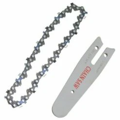 GroupM 4 Pièces (chaîne De 1 2*4 Pouces + Plaque De Guidage De 1 2*4 Pouces) Mini Scie à Chaîne électrique De 4 Pouces Accessoires De Lame De Scie De Jardin