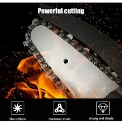 GroupM 4 Pièces (chaîne De 1 2*4 Pouces + Plaque De Guidage De 1 2*4 Pouces) Mini Scie à Chaîne électrique De 4 Pouces Accessoires De Lame De Scie De Jardin 9 GroupM 4 Pièces (chaîne De 1 2*4 Pouces + Plaque De Guidage De 1 2*4 Pouces) Mini Scie à Chaîne électrique De 4 Pouces Accessoires De Lame De Scie De Jardin -TronçOnneuse Et Accessoire Sales 63892866 3