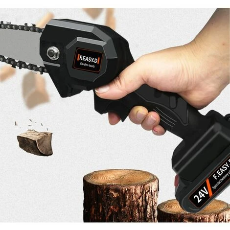 GroupM Norme Européenne Noire 4 Pouces 550W Scie à Chaîne électrique Une Petite Scie à Main Domestique électrique à Une Charge 6 GroupM Norme Européenne Noire 4 Pouces 550W Scie à Chaîne électrique Une Petite Scie à Main Domestique électrique à Une Charge – Image 4