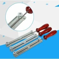 LYCXAMES Trousse De Classement De Tronçonneuse, Tronçonneuse Scie à Chaîne Et Kits D'affûtage Avec Outil De Support En Bois 4.0mm / 4.8mm / 5.5mm Pour L'affûtage Des Lames De Scies à Chaîne(4MM) -TronçOnneuse Et Accessoire Sales 63974019 2