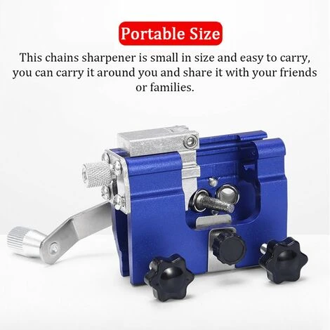 LIFCAUSAL Outil De Meulage De Chaînes De Tronçonneuse En Alliage D'aluminium Portable Portable Ensemble D'outils D'affûtage De Chaînes Manuels Affûteur De Chaînes Manuel Multifonction (1 Têtes De Meulage) 5 LIFCAUSAL Outil De Meulage De Chaînes De Tronçonneuse En Alliage D'aluminium Portable Portable Ensemble D'outils D'affûtage De Chaînes Manuels Affûteur De Chaînes Manuel Multifonction (1 Têtes De Meulage) – Image 3