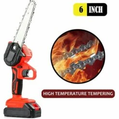 ARC-EN-CIéL Chaînes De Scie à Chaîne Pour Mini Tronçonneuse Rechargeable à Main De 6 Pouces 1/4 " Guide Chaîne Universelle. Pour Le Travail Du Bois Jardin De Coupe (6inch), Arcenciél 9 ARC-EN-CIéL Chaînes De Scie à Chaîne Pour Mini Tronçonneuse Rechargeable à Main De 6 Pouces 1/4 " Guide Chaîne Universelle. Pour Le Travail Du Bois Jardin De Coupe (6inch), Arcenciél -TronçOnneuse Et Accessoire Sales 64126734 3