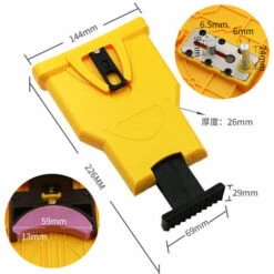 SLI-RES Affûteur De Tronçonneuse Affûteuse De Chaîne De Tronçonneuse Pour Guides De 14 à 20 Pouces 22.6*14.4*2.6cm (Jaune),Lilaris 10 SLI-RES Affûteur De Tronçonneuse Affûteuse De Chaîne De Tronçonneuse Pour Guides De 14 à 20 Pouces 22.6*14.4*2.6cm (Jaune),Lilaris -TronçOnneuse Et Accessoire Sales 64177498 4