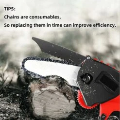 Lot De 2 Mini Chaînes De Tronçonneuse 4 Pouces Chaînes De Rechange THSINDE -TronçOnneuse Et Accessoire Sales 64464589 5