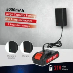 Mini Tronçonneuse A Batterie, CURCONSA Mini Tronçonneuse De 4 Pouces, Petite Tronconneuse Electrique Avec Batterie 2Ah, Chargeur Pour Coupe De Bois, Agriculture, Jardin Et Cour 11 Mini Tronçonneuse A Batterie, CURCONSA Mini Tronçonneuse De 4 Pouces, Petite Tronconneuse Electrique Avec Batterie 2Ah, Chargeur Pour Coupe De Bois, Agriculture, Jardin Et Cour -TronçOnneuse Et Accessoire Sales 64532048 5