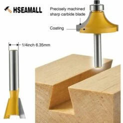 QERSTA 12PCS Trépan De Tronçonnage Incliné En Carbure De Tungstène De 6,35 Mm 1/4 Po Avec Une Clé -TronçOnneuse Et Accessoire Sales 64902954 3