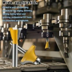 QERSTA 12PCS Trépan De Tronçonnage Incliné En Carbure De Tungstène De 6,35 Mm 1/4 Po Avec Une Clé -TronçOnneuse Et Accessoire Sales 64902954 4