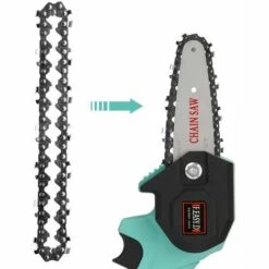 LIFCAUSAL 133mm Mini Portable 65 # Mn Chainsaw Chain 28E-Chain Link 14T Accessoire De Remplacement De Scie électrique Pour La Coupe Du Bois -TronçOnneuse Et Accessoire Sales 65275272 5