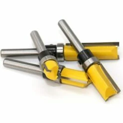 OSQI Ensemble De Mèches De Toupie De Modèle De Modèle De Garniture Affleurante De 1/2"de Diamètre Ensemble De Coupe De Fraisage De Palier En Bois Avec Embout De Garniture Affleurante De Tige De 1/4 Pouce -TronçOnneuse Et Accessoire Sales 65502635 3