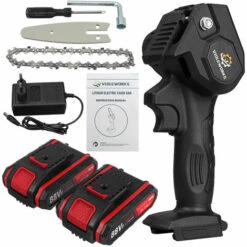 AUGIENB Scie à Chaine Scie à Buche Tron?onneuse à Batterie à Batterie élagueuse Sans Fil électrique 1080W 4" 18V Avec 2 Batteries 2900Mah 11 AUGIENB Scie à Chaine Scie à Buche Tron?onneuse à Batterie à Batterie élagueuse Sans Fil électrique 1080W 4" 18V Avec 2 Batteries 2900Mah -TronçOnneuse Et Accessoire Sales 65600460 5