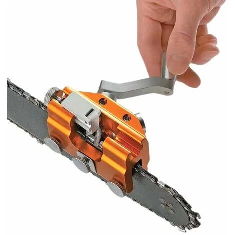 LIFCAUSAL Chaînes De Tronçonneuse En Alliage D'aluminium Portables Chaînes D'outils De Meulage Gabarit D'affûtage Maison Affûteuse De Chaînes à Main 5 LIFCAUSAL Chaînes De Tronçonneuse En Alliage D'aluminium Portables Chaînes D'outils De Meulage Gabarit D'affûtage Maison Affûteuse De Chaînes à Main – Image 3