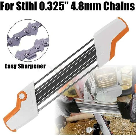 EINEMGELD Affûteuse De Lime à Chaîne De Tronçonneuse En Métal 2 En 1 Facile 0,325"4,8 Mm Remplacer 5 EINEMGELD Affûteuse De Lime à Chaîne De Tronçonneuse En Métal 2 En 1 Facile 0,325"4,8 Mm Remplacer – Image 3