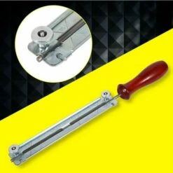 JOORRT Outils D'affûtage Trousse De Classement De Tronçonneuse, Tronçonneuse Scie à Chaîne Et Kits D'affûtage Avec Outil De Support En Bois 4.0mm / 4.8mm / 5.5mm Pour L'affûtage Des Lames De Scies à Chaîne(4MM) -TronçOnneuse Et Accessoire Sales 66165081 3