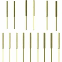 15 Pièces 4mm 4.8mm 5.5mm Fraise Diamant Fraise Metal Meule Limes Pierres Roues Meules Embouts D'Affûtage Affûteuse Pour Chaînes De Tronçonneuse Électrique (Or) -Adélala