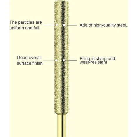 15 Pièces 4mm 4.8mm 5.5mm Fraise Diamant Fraise Metal Meule Limes Pierres Roues Meules Embouts D'Affûtage Affûteuse Pour Chaînes De Tronçonneuse Électrique (Or) -Adélala 5 15 Pièces 4mm 4.8mm 5.5mm Fraise Diamant Fraise Metal Meule Limes Pierres Roues Meules Embouts D'Affûtage Affûteuse Pour Chaînes De Tronçonneuse Électrique (Or) -Adélala – Image 3