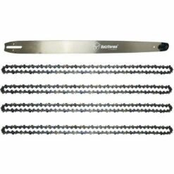 JARDIAFFAIRES Guide 132cm De Coupe (52 Pouces) Pas 3/8 Jauge 1.6mm Avec 4 Chaines 156E
