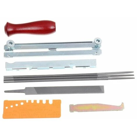 REGALI 9pcs Kit D'affûtage Universel Pour Tronçonneuse Portable, Lime Ronde 5/32" (4 Mm) / 3/16" (4,8 Mm) / 7/32" (5,5 Mm), Lime Plate, Poignée 5 REGALI 9pcs Kit D'affûtage Universel Pour Tronçonneuse Portable, Lime Ronde 5/32" (4 Mm) / 3/16" (4,8 Mm) / 7/32" (5,5 Mm), Lime Plate, Poignée – Image 3