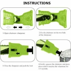 REGALI Affûteur De Chaîne De Tronçonneuse, Affûteur De Chaîne De Tronçonneuse, Affûteur De Chaîne De Tronçonneuse, Affûteur De Chaîne De Tronçonneuse，vert -TronçOnneuse Et Accessoire Sales 67558827 5