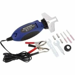 REGALI Affûteuse De Tronçonneuse électrique, 12V Mini Meuleuse De Chaîne Machine De Poche Extérieure Pour Scie à Chaîne