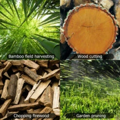 LIFCAUSAL Scies D'élagage électriques Portables 21V 6 Pouces Petit Moteur De Brosse De Tronçonneuse à Fendre Le Bois Outil De Travail Du Bois à Une Main Pour Jardin Verger Modèles Noirs Et Gris, Une Batterie Et Une Charge -TronçOnneuse Et Accessoire Sales 67837743 3