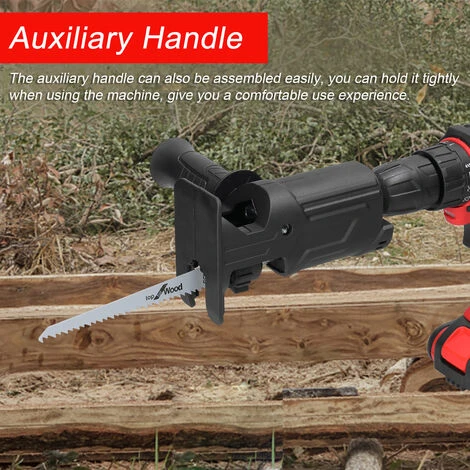 LIFCAUSAL Accessoire Pour Perceuse électrique Modifiée Accessoire Pour Scies Sabres électriques Pièces De Scies Alternatives électriques Ensemble D'outils De Modification Pratique Rapide Outil De Coupe Pour Le Travail Du Bois Avec 2 Lames De Scie Pour Bois Et Métal 4 LIFCAUSAL Accessoire Pour Perceuse électrique Modifiée Accessoire Pour Scies Sabres électriques Pièces De Scies Alternatives électriques Ensemble D'outils De Modification Pratique Rapide Outil De Coupe Pour Le Travail Du Bois Avec 2 Lames De Scie Pour Bois Et Métal – Image 2