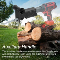 LIFCAUSAL Accessoire Pour Perceuse électrique Modifiée Accessoire Pour Scies Sabres électriques Pièces De Scies Alternatives électriques Ensemble D'outils De Modification Pratique Rapide Outil De Coupe Pour Le Travail Du Bois Avec 2 Lames De Scie Pour Bois Et Métal 9 LIFCAUSAL Accessoire Pour Perceuse électrique Modifiée Accessoire Pour Scies Sabres électriques Pièces De Scies Alternatives électriques Ensemble D'outils De Modification Pratique Rapide Outil De Coupe Pour Le Travail Du Bois Avec 2 Lames De Scie Pour Bois Et Métal -TronçOnneuse Et Accessoire Sales 67837749 3