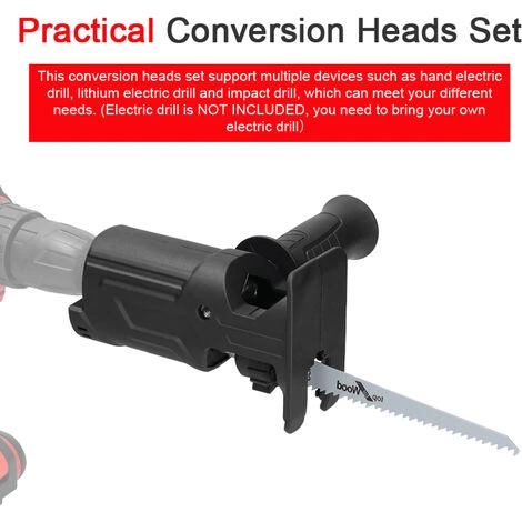 LIFCAUSAL Accessoire Pour Perceuse électrique Modifiée Accessoire Pour Scies Sabres électriques Pièces De Scies Alternatives électriques Ensemble D'outils De Modification Pratique Rapide Outil De Coupe Pour Le Travail Du Bois Avec 2 Lames De Scie Pour Bois Et Métal 6 LIFCAUSAL Accessoire Pour Perceuse électrique Modifiée Accessoire Pour Scies Sabres électriques Pièces De Scies Alternatives électriques Ensemble D'outils De Modification Pratique Rapide Outil De Coupe Pour Le Travail Du Bois Avec 2 Lames De Scie Pour Bois Et Métal – Image 4