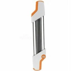 LIFCAUSAL Affûteur De Chaîne De Tronçonneuse 2 En 1 Outils De Meuleuse D'affûtage Facile Pour STIHL, Lime Et Jauge De Profondeur Dans Un Seul Outil Ergonomique (blanc Et Orange) 4,0 Mm