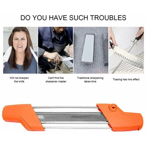 LIFCAUSAL Affûteur De Chaîne De Tronçonneuse 2 En 1 Outils De Meuleuse D'affûtage Facile Pour STIHL, Lime Et Jauge De Profondeur Dans Un Seul Outil Ergonomique (orange) 4,8 Mm 7 LIFCAUSAL Affûteur De Chaîne De Tronçonneuse 2 En 1 Outils De Meuleuse D'affûtage Facile Pour STIHL, Lime Et Jauge De Profondeur Dans Un Seul Outil Ergonomique (orange) 4,8 Mm – Image 5