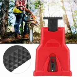 ENLENK Kit D'affûtage De Chaîne électrique Outil D'affûtage De Dents De Tronçonneuse Outils De Meulage Rapide Pour Outil De Travail Du Bois(rouge) -TronçOnneuse Et Accessoire Sales 67839386 4