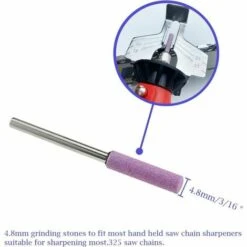 Jardin Piscine 10pcs 3/8 Affûteur Tronçonneuse Compatible Pour Polissage De Chaîne Tronçonneuse à Manucure (Arbre 3mm) LangRay 8 Jardin Piscine 10pcs 3/8 Affûteur Tronçonneuse Compatible Pour Polissage De Chaîne Tronçonneuse à Manucure (Arbre 3mm) LangRay -TronçOnneuse Et Accessoire Sales 67960447 2