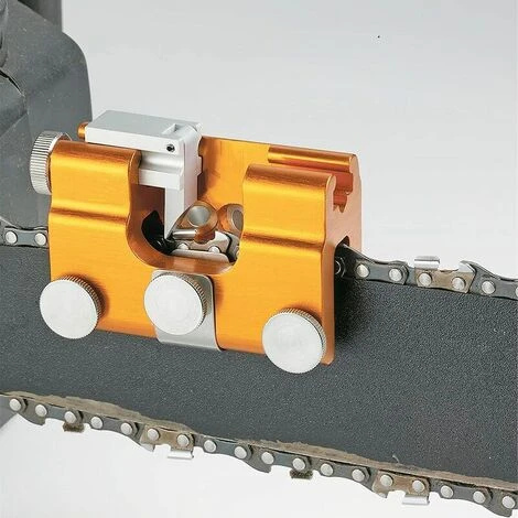 GRID COOL Gabarit D'affûtage De Chaîne De Tronçonneuse - Aiguiseur De Chaîne De Tronçonneuse à Manivelle - Convient Pour Tous Les Types De Tronçonneuses Et Scies électriques (1 Pièce) 5 GRID COOL Gabarit D'affûtage De Chaîne De Tronçonneuse - Aiguiseur De Chaîne De Tronçonneuse à Manivelle - Convient Pour Tous Les Types De Tronçonneuses Et Scies électriques (1 Pièce) – Image 3