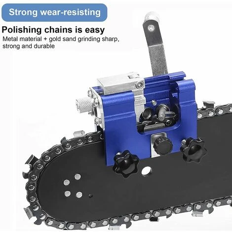 GRID COOL Gabarit D'affûtage De Chaîne De Tronçonneuse, Chainsaw Chain Sharpening à Manivelle Portable, Affûteur De Chaîne De Scie Pour Tous Les Types De Tronçonneuses électriques 5 GRID COOL Gabarit D'affûtage De Chaîne De Tronçonneuse, Chainsaw Chain Sharpening à Manivelle Portable, Affûteur De Chaîne De Scie Pour Tous Les Types De Tronçonneuses électriques – Image 3