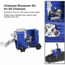 Cisea Gabarit D'affûtage De Chaîne De Tronçonneuse, Chainsaw Chain Sharpening à Manivelle Portable, Affûteur De Chaîne De Scie Pour Tous Les Types De Tronçonneuses électriques -TronçOnneuse Et Accessoire Sales 68078278 4