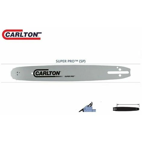 Guide Chaîne Tronçonneuse Carlton 325 058 | 33 Cm 3 Guide Chaîne Tronçonneuse Carlton 325 058 | 33 Cm