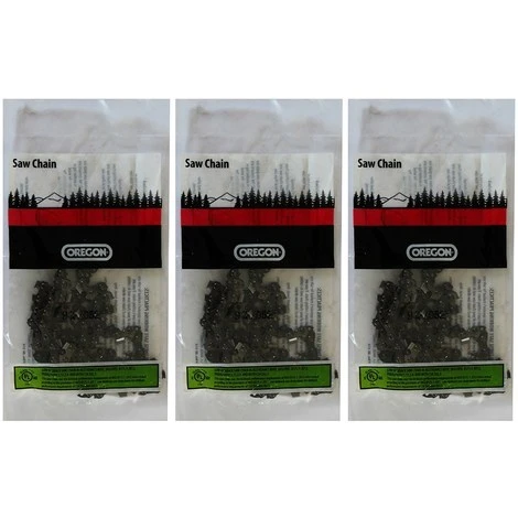 GT ELEC Lot De 3 Chaînes OREGON 52 Maillons - Référence : 91PX052X 3 GT ELEC Lot De 3 Chaînes OREGON 52 Maillons - Référence : 91PX052X