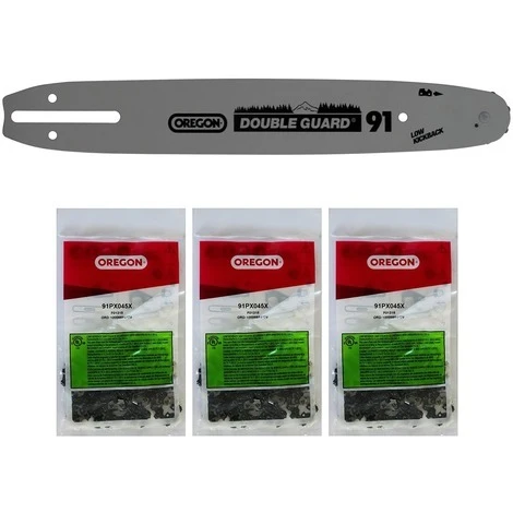 Guide 12 Pouces Avec Lot De 3 Chaînes 45 Maillons OREGON Pour Tronçonneuse GT ELEC 3 Guide 12 Pouces Avec Lot De 3 Chaînes 45 Maillons OREGON Pour Tronçonneuse GT ELEC
