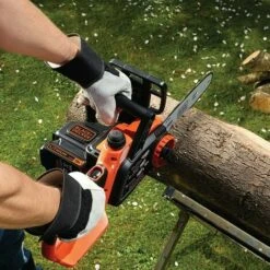 BLACK & DECKER Tronçonneuse à Batterie Lithium-Ion18V 2.0 Ah Guide Lame 25 Cm Black+Decker GKC1825L20 -TronçOnneuse Et Accessoire Sales 9543840 4