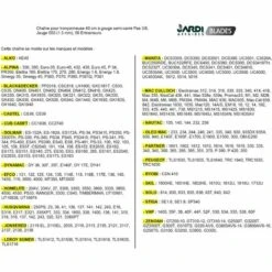 JARDIAFFAIRES Chaîne Pro 40cm Pour Tronçonneuse 3/8-050-1,3mm-56 Entraineurs = 91-56E 5 JARDIAFFAIRES Chaîne Pro 40cm Pour Tronçonneuse 3/8-050-1,3mm-56 Entraineurs = 91-56E -TronçOnneuse Et Accessoire Sales 978638 2